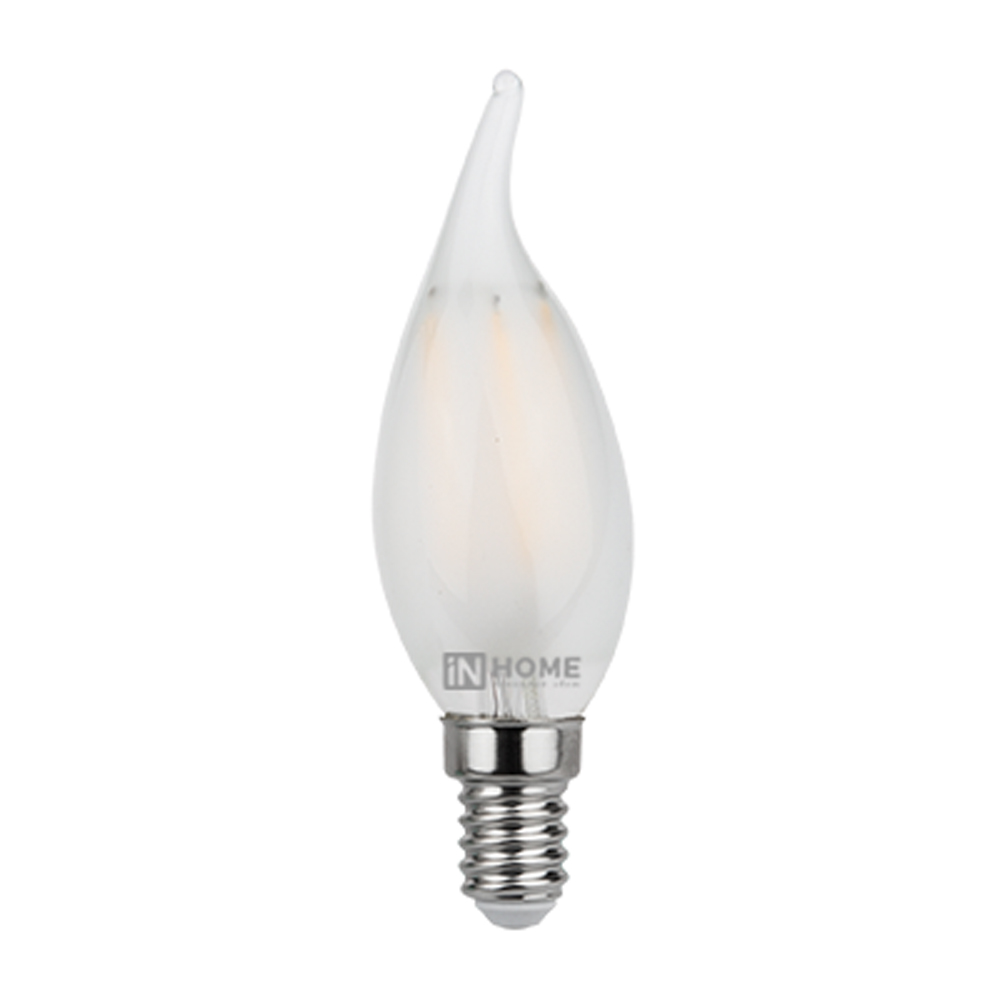 Купить лампа светодиодная led-свеча на ветру-deco 5вт 230в е14 4000к 450лм матовая in home, 100% качество, в наличии на L-ed.ru