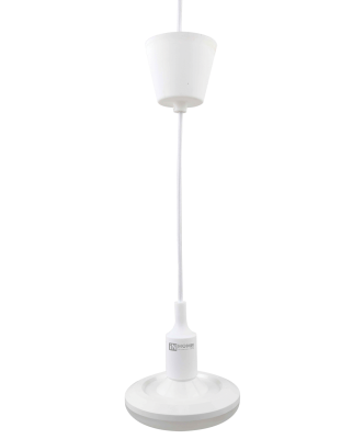 Купить лампа светодиодная led-ufo 15вт 230в 4000к 1350лм 150мм с силиконовым патроном е27 со шнуром 1м белым in home, 100% качество, в наличии на L-ed.ru