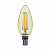 Купить лампа светодиодная led-свеча-deco 7вт 230в е14 3000к 630лм золотистая in home, 100% качество, в наличии на L-ed.ru