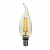 Купить лампа светодиодная led-свеча  на ветру-deco 7вт 230в е14 3000к 630лм золотистая in home, 100% качество, в наличии на L-ed.ru